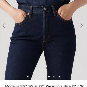 Levi's Women's Straight Leg Dark Indigo Jeans